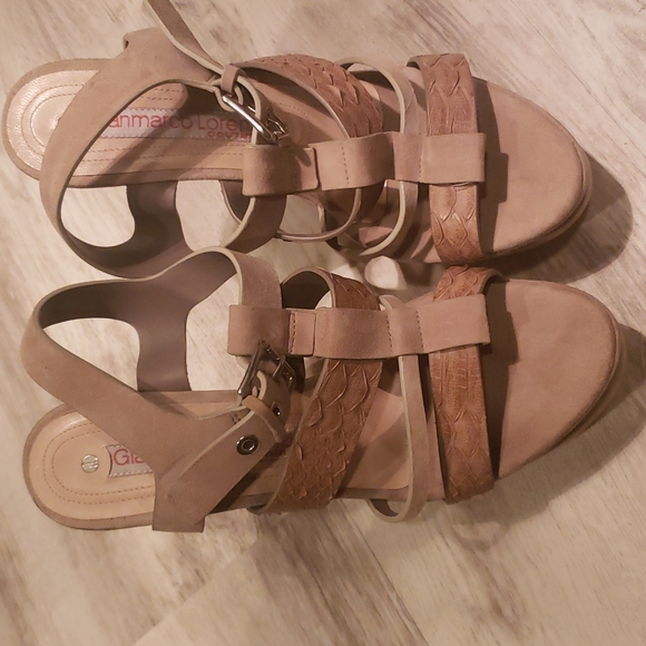 Gianmarco Lorenzi size 40 color light brown 100% AUTHENTIC - Picture 9 of 11